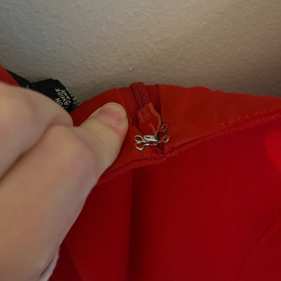 Etcetera red sleeveless fitted dress size 0 - Picture 8 of 8